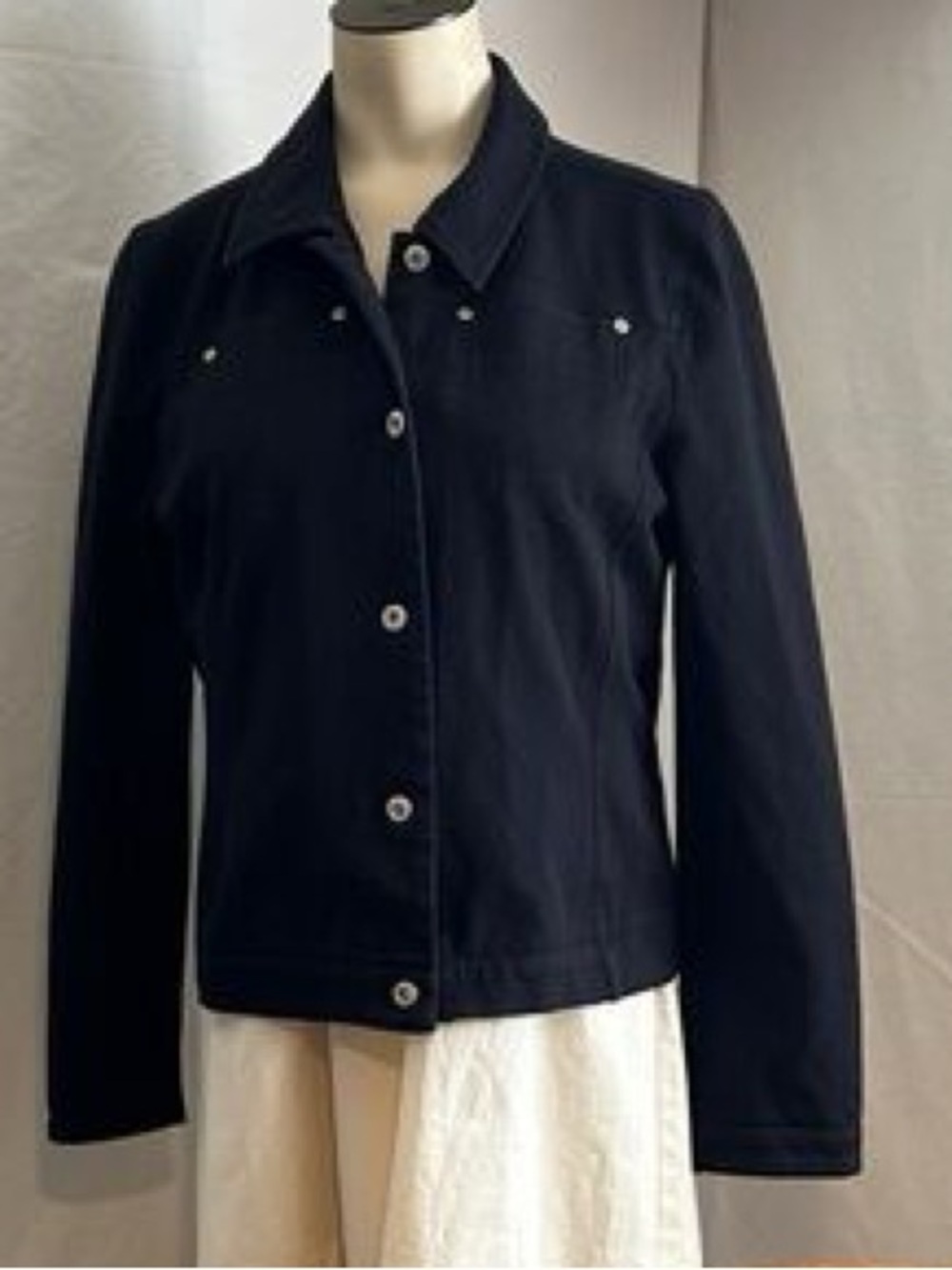 Nordstrom Women’s Trucker Jacket in Black size M